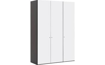 Goossens Kledingkast Easy Storage Ddk, Kledingkast 153 cm breed, 220 cm hoog, 3x glas draaideur