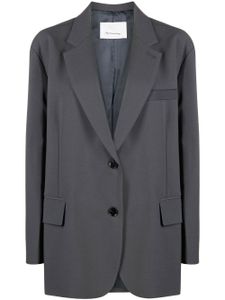 The Frankie Shop blazer Bea à simple boutonnage - Gris