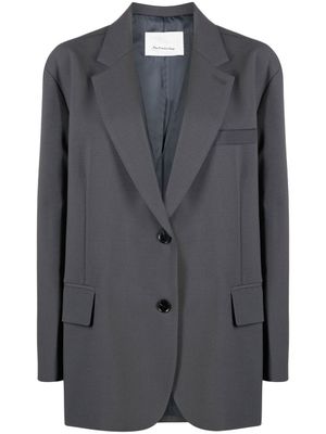 The Frankie Shop blazer Bea à simple boutonnage - Gris
