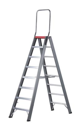 Altrex dubbel oploopbare trap - Falco - FDO 8 - max. werkhoogte 3,90 m - 2 x 8 treden