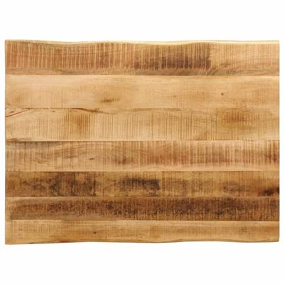 Tafelblad met natuurlijke rand 70x60x3,8 cm massief mangohout