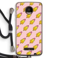 Waterijsjes: Motorola Moto Z Force Transparant Hoesje met koord