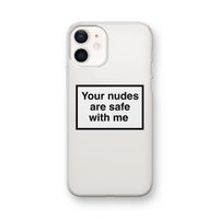 Safe with me: iPhone 12 mini Transparant Hoesje
