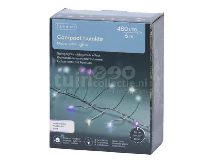 Draadverlichting Compact 480 LED 6m Multi Pink