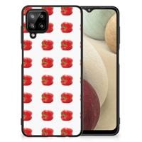 Samsung Galaxy A12 Back Cover Hoesje Paprika Red