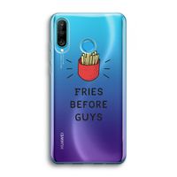 Fries before guys: Huawei P30 Lite Transparant Hoesje