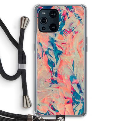 Alone: Oppo Find X3 Pro Transparant Hoesje met koord