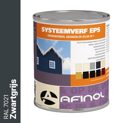 Afinol Systeemverf-Schakelverf Zwartgrijs (RAL 7021) 750 ml