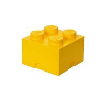 LEGO - Opbergbox Brick 4, Geel - LEGO