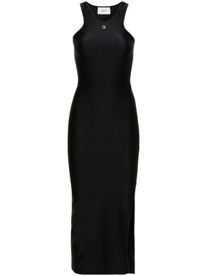 Coperni robe sans manches à plaque logo - Noir