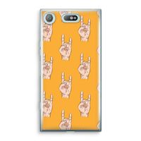 Rock: Sony Xperia XZ1 Compact Transparant Hoesje Rock: Sony Xperia XZ1 Compact Transparant Hoesje