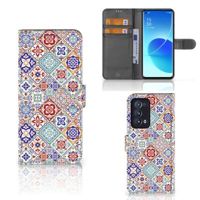 OPPO Reno 6 Pro Plus 5G | Bookcase | Tiles Color