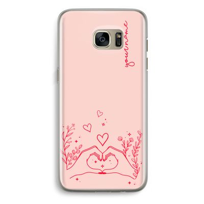 Love is in the air: Samsung Galaxy S7 Edge Transparant Hoesje
