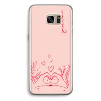Love is in the air: Samsung Galaxy S7 Edge Transparant Hoesje
