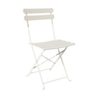 Inklapbare bistrostoel Corfu - beige - 82x46.5x42 cm