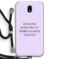 Tequila: Samsung Galaxy J5 (2017) Transparant Hoesje met koord