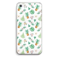 Ananas bladeren: iPhone 5 / 5S / SE Transparant Hoesje