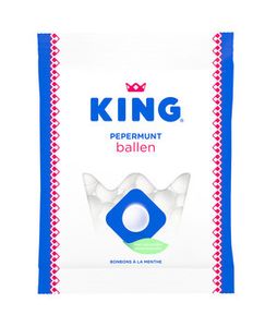 King King - Pepermuntballen 250 Gram 12 Stuks