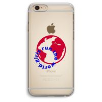 Run The World: iPhone 6 Plus / 6S Plus Transparant Hoesje