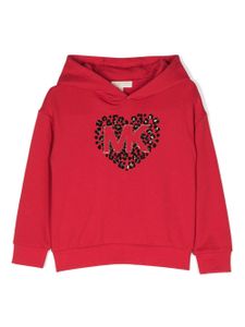 Michael Kors Kids sweat en coton à logo imprimé - Rouge