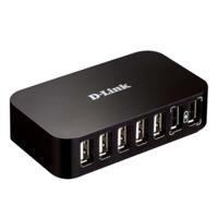 Hub USB 7 Poorten D-Link DUB-H7 USB 2.0 Zwart