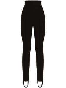 Dolce & Gabbana legging à détails sous-pieds - Noir