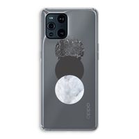 Marmeren cirkels: Oppo Find X3 Pro Transparant Hoesje