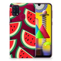 Samsung Galaxy M31 Siliconen Case Watermelons