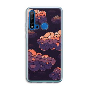 Patroon Wolken: Huawei P20 Lite (2019) Transparant Hoesje