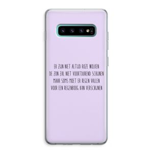 Regenboog: Samsung Galaxy S10 Plus Transparant Hoesje