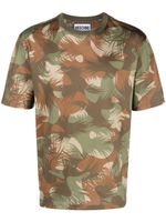 Moschino t-shirt en coton à imprimé camouflage - Vert