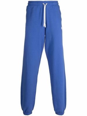Marcelo Burlon County of Milan pantalon de jogging à logo brodé - Bleu