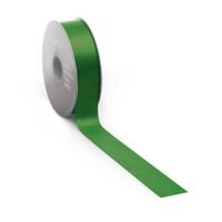 Satijnlint PREMIUM Double face 25mm x 25 meter emerald / green