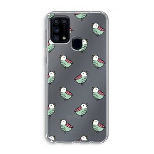 Vogeltjes: Samsung Galaxy M31 Transparant Hoesje