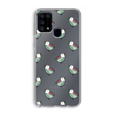 Vogeltjes: Samsung Galaxy M31 Transparant Hoesje