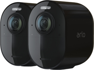 Arlo Ultra 2 Beveiligingscamera voor buiten, 2 cam-kit zwart