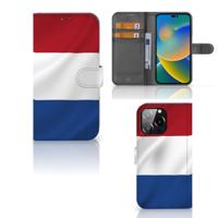 iPhone 14 Pro Max | Bookstyle Case | Nederlandse Vlag