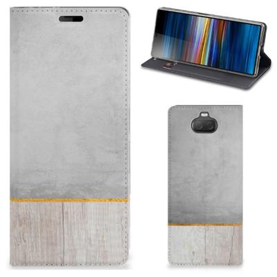 Sony Xperia 10 Book | Wallet Case | Wood Concrete