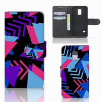 Samsung Galaxy S5 Mini Bookcase Funky Triangle - thumbnail