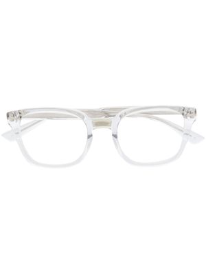 Gucci Eyewear lunettes de vue à monture rectangulaire - Blanc