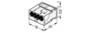 243-144  (100 Stück) - Push-in wire connector 243-144