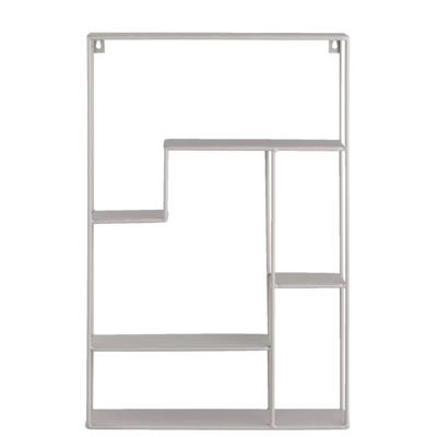 Leen Bakker - Wandrek Londen 55x35,8x10 Cm - Metaal - Taupe - 35.8x55x10 Cm