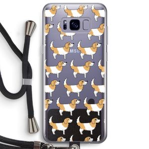 Doggy: Samsung Galaxy S8 Plus Transparant Hoesje met koord
