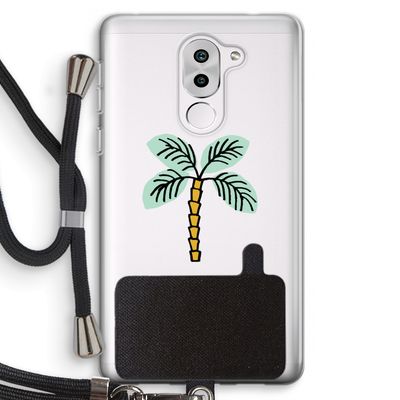 Palmboom: Honor 6X Transparant Hoesje met koord