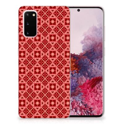 Samsung Galaxy S20 | TPU bumper | Batik Rood