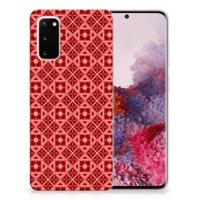 Samsung Galaxy S20 | TPU bumper | Batik Rood