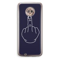 F**k U: Motorola Moto G6 Transparant Hoesje