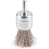 Bosch Accessories 2608622127 Penseelborstel, gegolfd, roestvrij, 0,3 mm, 25 mm, 4500 omw/min Schacht-Ø 6 mm 1 stuk(s)