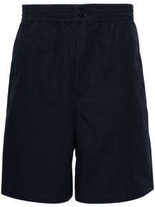 A.P.C. short en coton à taille élastiquée - Bleu