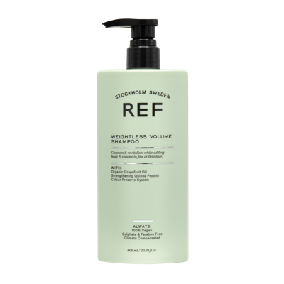 REF Care Weightless Volume Shampoo 600 ml | Voor Shampoo Zonder Parabenen REF Care Weightless Volume Shampoo 600 ml | Voor Shampoo Zonder Parabenen